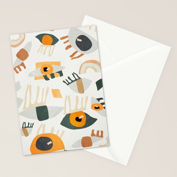 Abstract Art Eyes Stationery Card Gallery Image 2