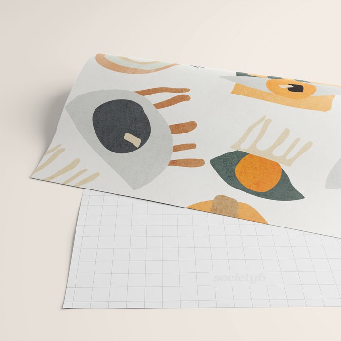 Abstract Art Eyes Wrapping Paper Gallery Image 2