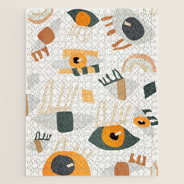 Abstract Art Eyes Jigsaw Puzzle Gallery Image 1