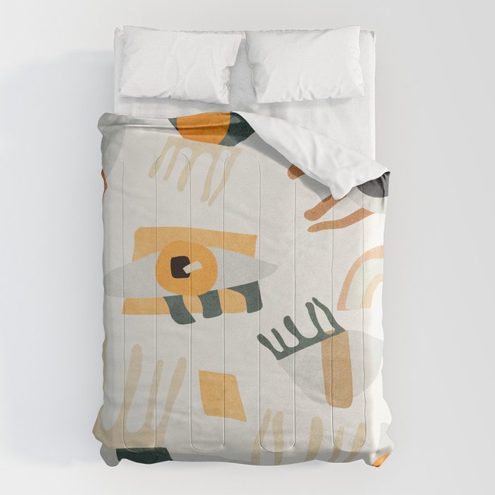 Abstract Art Eyes Comforter Gallery Image 6