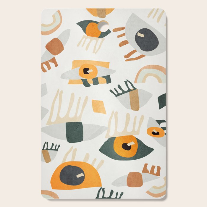 Abstract Art Eyes Cutting Board Gallery Image 1