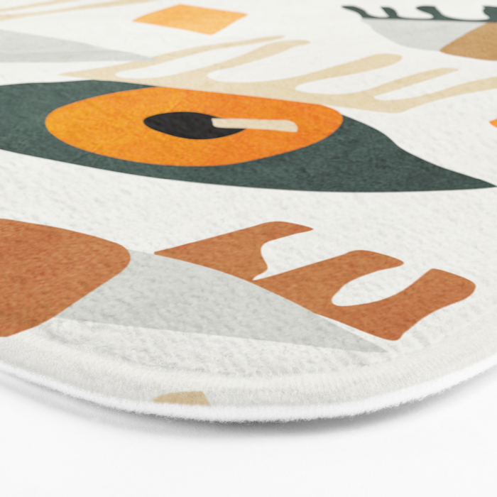 Abstract Art Eyes Bath Mat Gallery Image 3