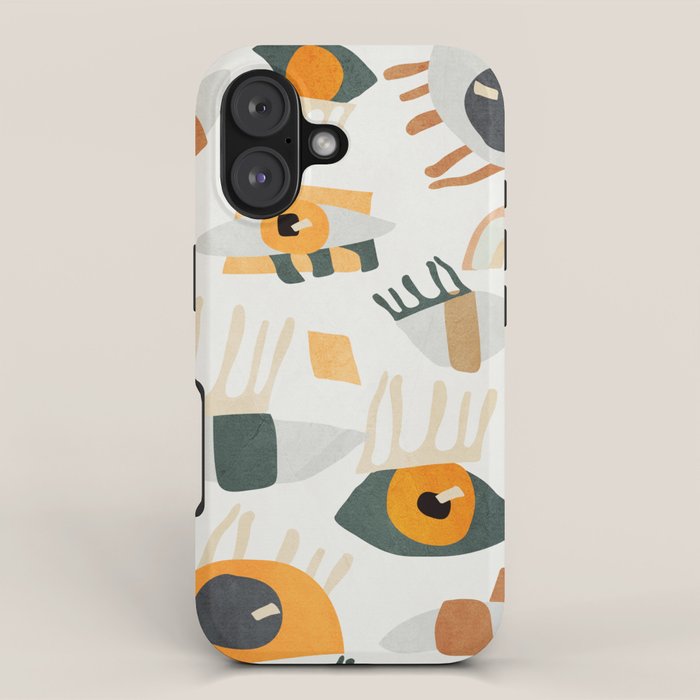 Abstract Art Eyes iPhone Case Gallery Image 1