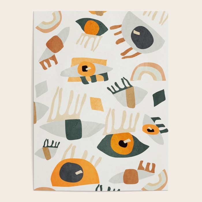 Abstract Art Eyes Poster Gallery Image 4