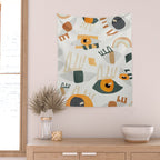 Abstract Art Eyes Wall Tapestry Gallery Image 2