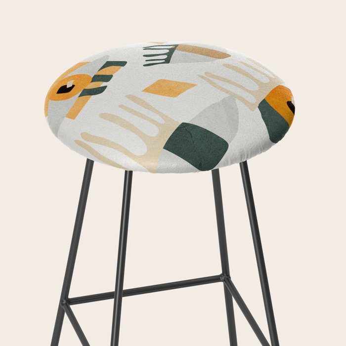 Abstract Art Eyes Stool Gallery Image 2