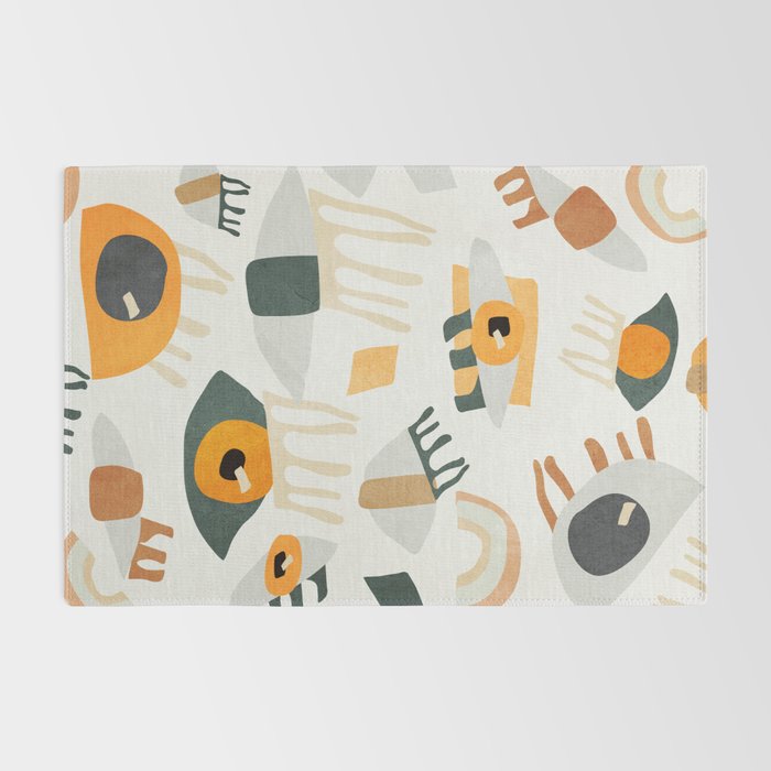 Abstract Art Eyes Rug Gallery Image 2