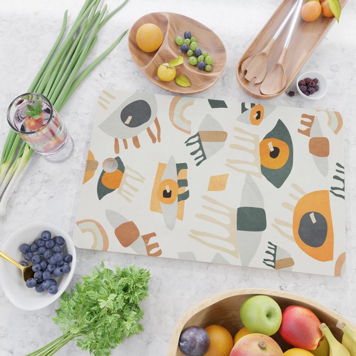 Abstract Art Eyes Cutting Board Gallery Image 2