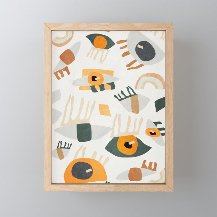 Abstract Art Eyes Mini Art Print Gallery Image 1