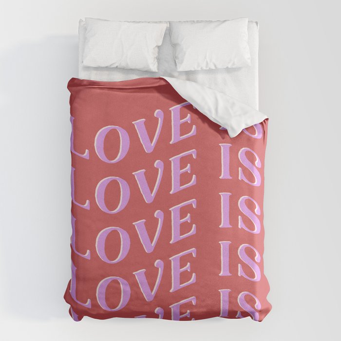 Love Is Love Duvet Cover Gallery Image 1