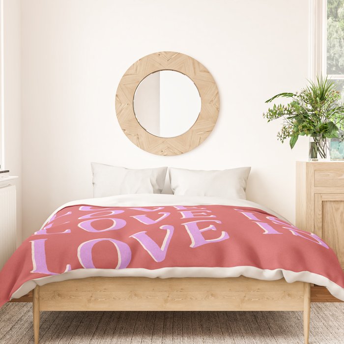 Love Is Love Duvet Cover Gallery Image 3