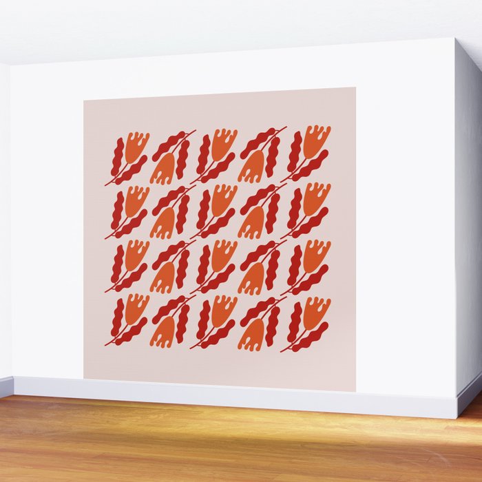 Wavy Flora II Wall Mural Gallery Image 2