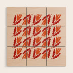 Wavy Flora II Wood Wall Art Gallery Image 1