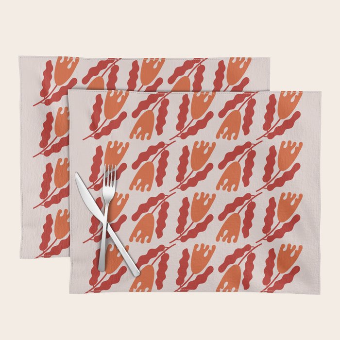 Wavy Flora II Placemat Gallery Image 1