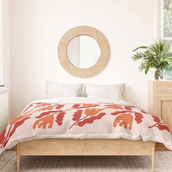 Wavy Flora II Duvet Cover Gallery Image 3
