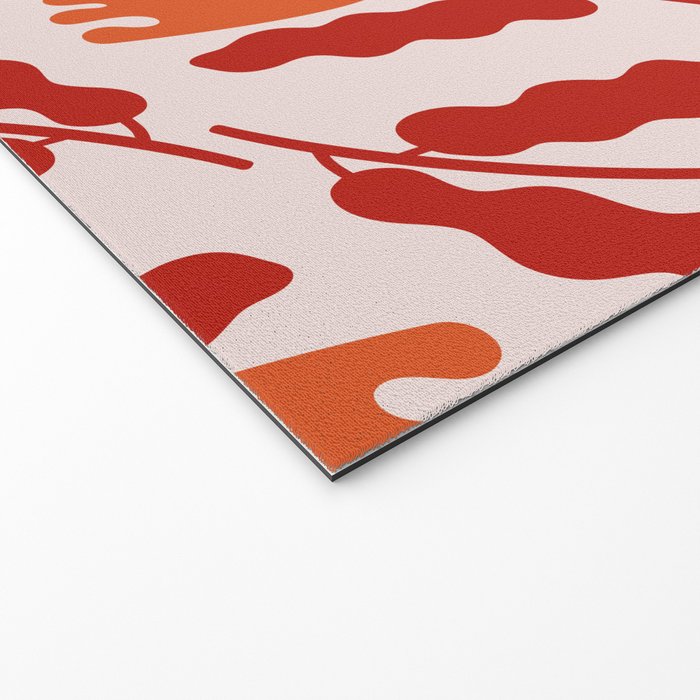 Wavy Flora II Welcome Mat Gallery Image 2