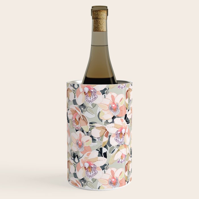 Tropical flowery leafy A Wine Chiller Gallery Image 2