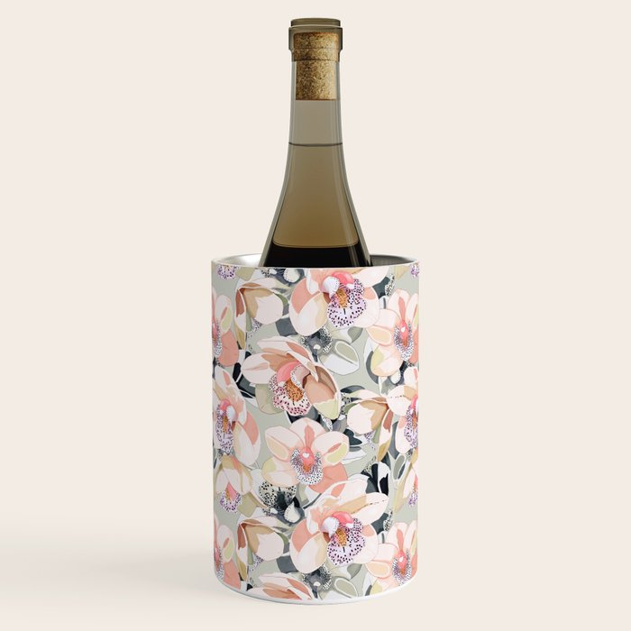 Tropical flowery leafy A Wine Chiller Gallery Image 1