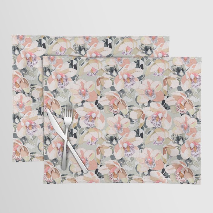 Tropical flowery leafy A Placemat Gallery Image 1