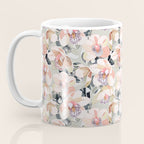 Tropical flowery leafy A Coffee Mug Gallery Image 3