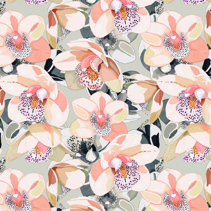 Tropical flowery leafy A Coffee Mug Gallery Image 2