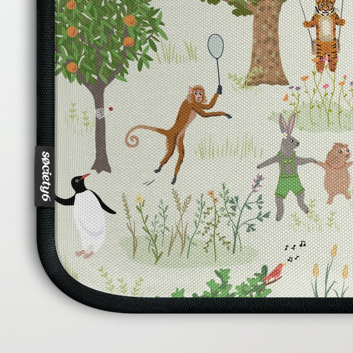 Animals' Garden Party Laptop Sleeve Gallery Image 3