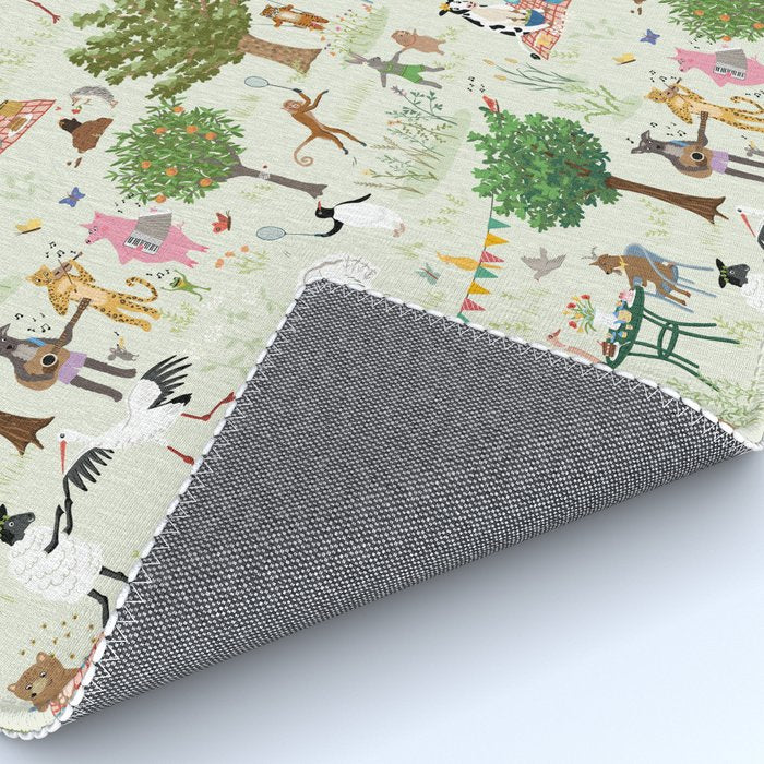 Animals' Garden Party Rug Gallery Image 4
