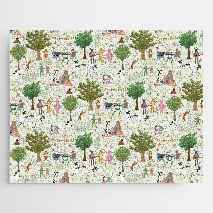 Animals' Garden Party Jigsaw Puzzle Gallery Image 1