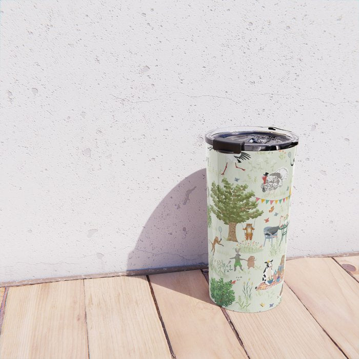Animals' Garden Party Travel Mug Gallery Image 4