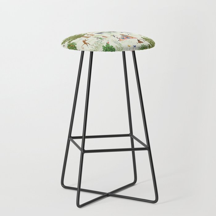 Animals' Garden Party Stool Gallery Image 1