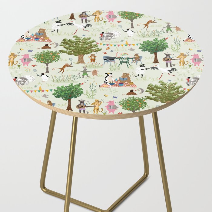 Animals' Garden Party Side Table Gallery Image 2