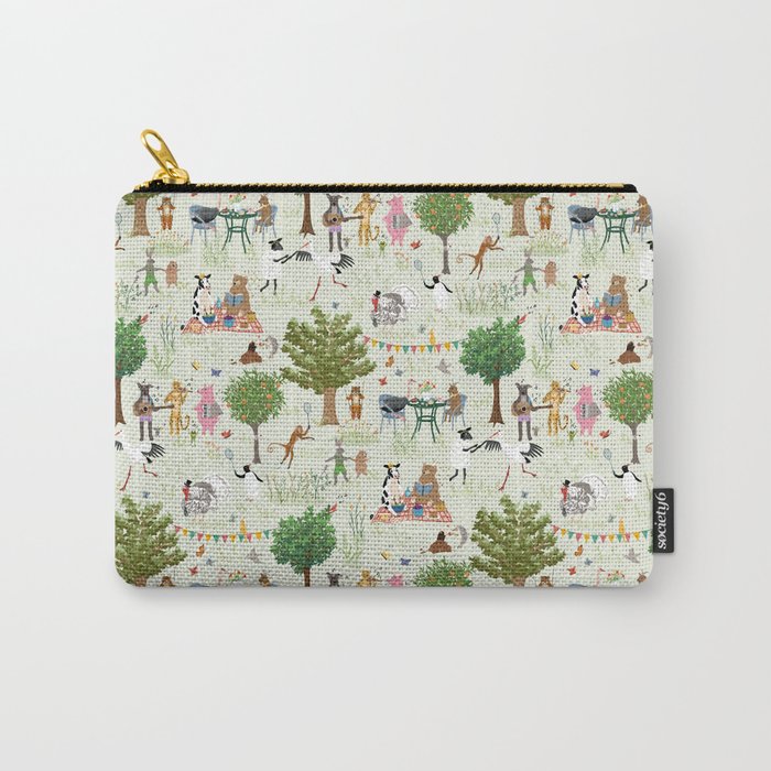 Animals' Garden Party Carry All Pouch Gallery Image 1