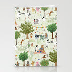 Animals' Garden Party Stationery Card Gallery Image 2
