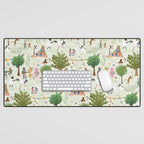 Animals' Garden Party Desk Mat Gallery Image 1