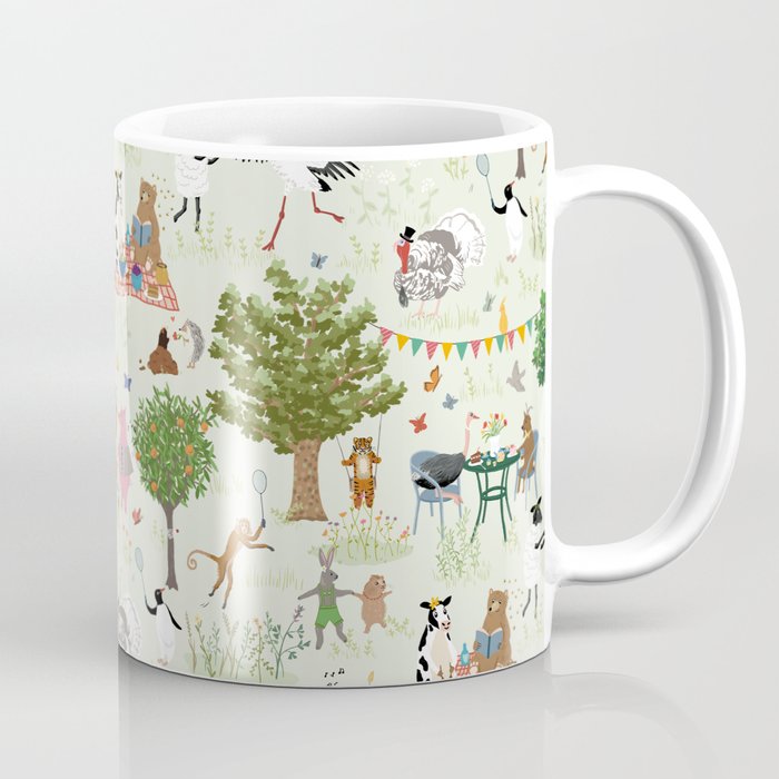 Animals' Garden Party Coffee Mug Gallery Image 1