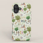 Animals' Garden Party iPhone Case Gallery Image 1