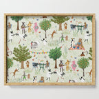Animals' Garden Party Serving Tray Gallery Image 1