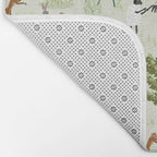 Animals' Garden Party Bath Mat Gallery Image 2