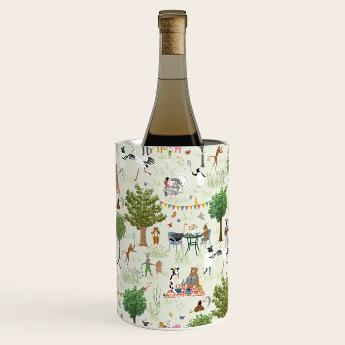 Animals' Garden Party Wine Chiller Gallery Image 1