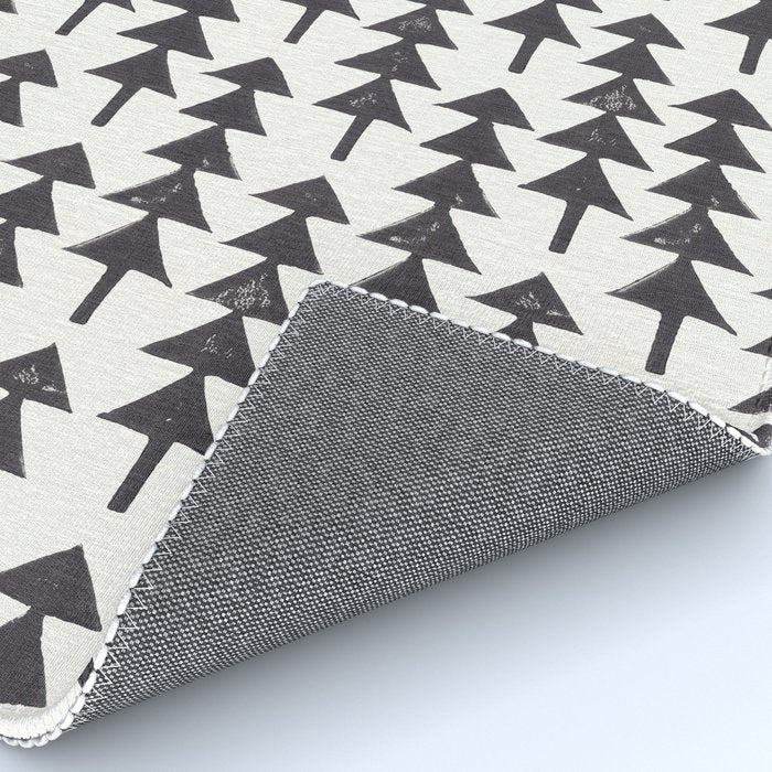 Linocut Forest Rug Gallery Image 4