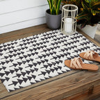 Linocut Forest Outdoor Rug Gallery Image 2