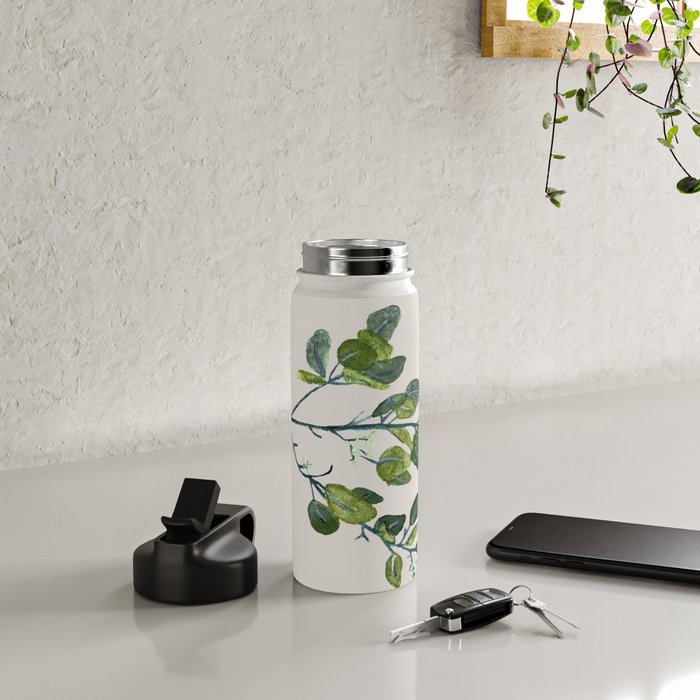 Eucalyptus Branch Water Bottle Gallery Image 4
