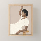 thinking about you Mini Art Print Gallery Image 1