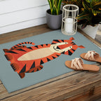 Whimsy Tiger Outdoor Rug Gallery Image 2