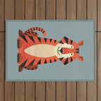 Whimsy Tiger Outdoor Rug Gallery Image 1