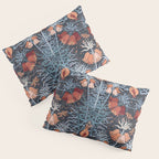 Poisonous flowers blue Damask Pillow Sham Gallery Image 3