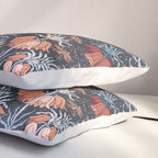 Poisonous flowers blue Damask Pillow Sham Gallery Image 3
