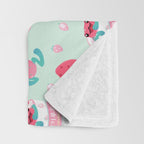 Strawberry poison milk 2 Throw Blanket Gallery Image 3
