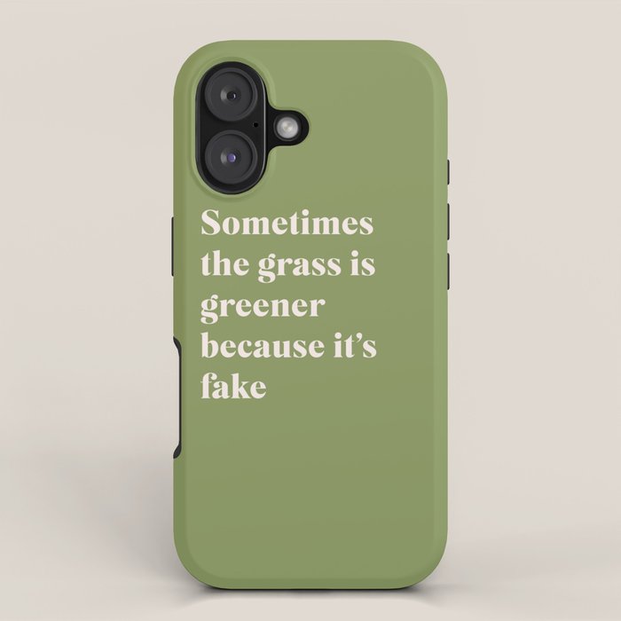 Grass is Greener iPhone Case Gallery Image 1