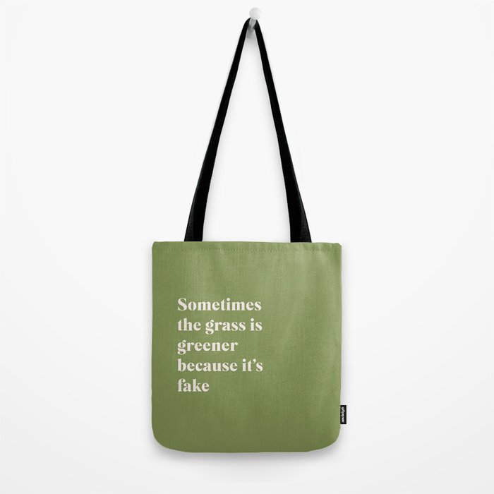 Grass is Greener Tote Bag Gallery Image 2